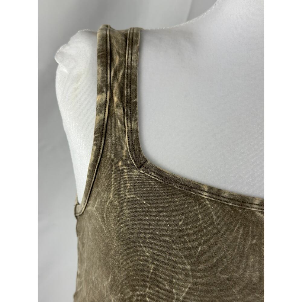 Zenana Washed Square Neck Cropped Tank Top – Size M – NWT Fall, BTS Layering - Picture 2 of 8